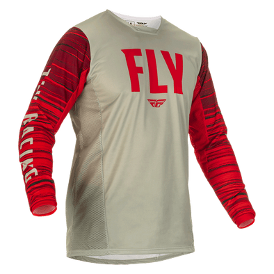 Men's Kinetic Wave Jersey - Light Grey/Red (FINAL SALE)