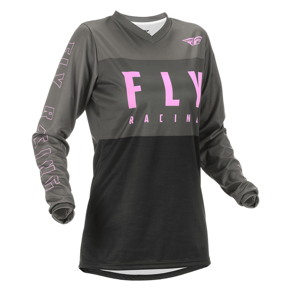 Women's F-16 Jersey - Grey/Black/Pink