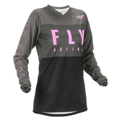 Youth F-16 Jersey - Grey/Black/Pink