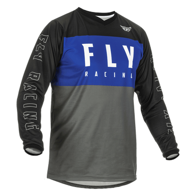 Youth F-16 Jersey - Blue/Grey/Black