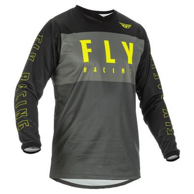 Men's F-16 Jersey - Grey/Black/Hi-Vis