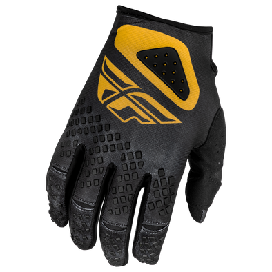 Kinetic Center Gloves - Black/Gold