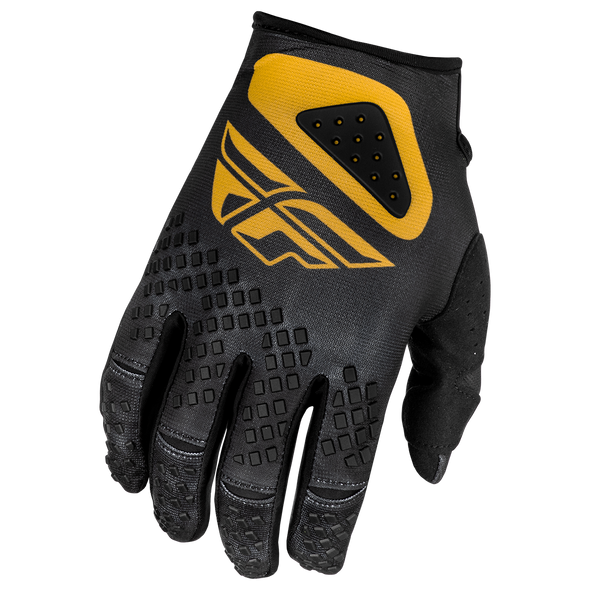 Youth Kinetic Center Gloves - Black/Gold