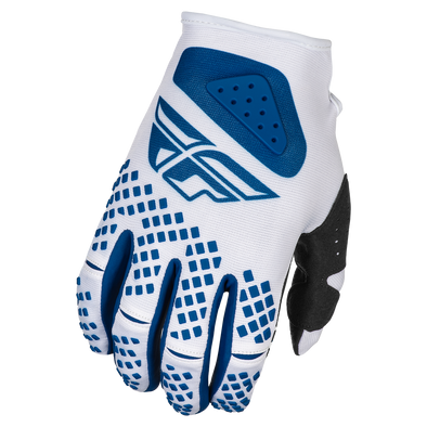 Youth Kinetic Center Gloves - White/Navy