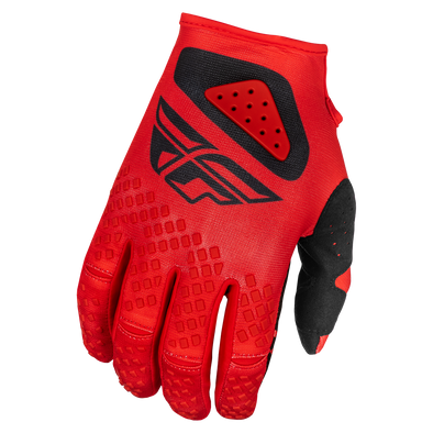 Youth Kinetic Center Gloves - Red/Black