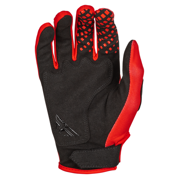 Youth Kinetic Center Gloves - Red/Black