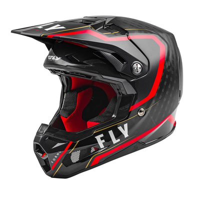 Youth Formula Carbon Axon Helmet - Black/Red (Size YL Only)