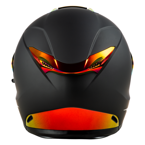 Sentinel Recon Helmet - Matte Black/Fire Chrome