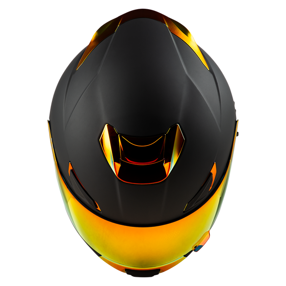 Sentinel Recon Helmet - Matte Black/Fire Chrome
