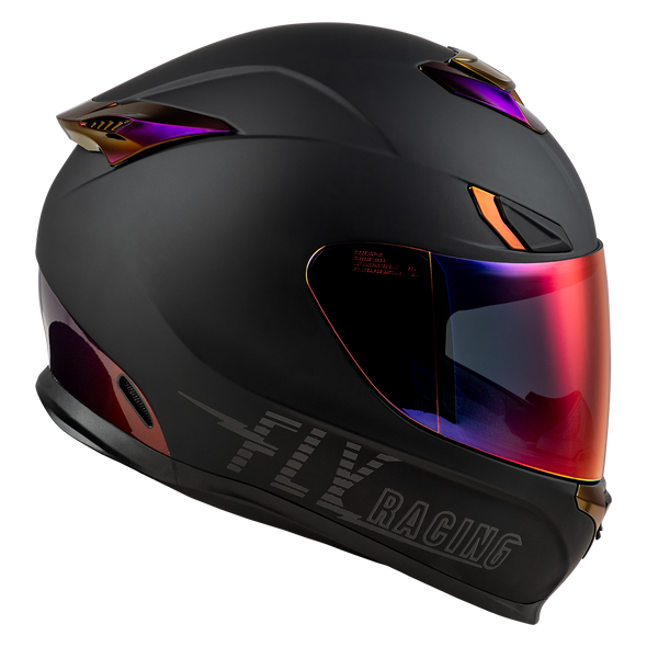 Sentinel Recon Helmet - Matte Black/Purple Chrome