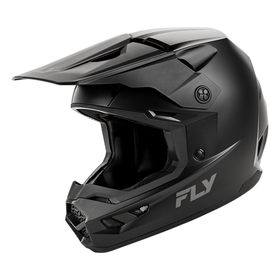 Youth Kinetic Solid Helmet - Matte Black